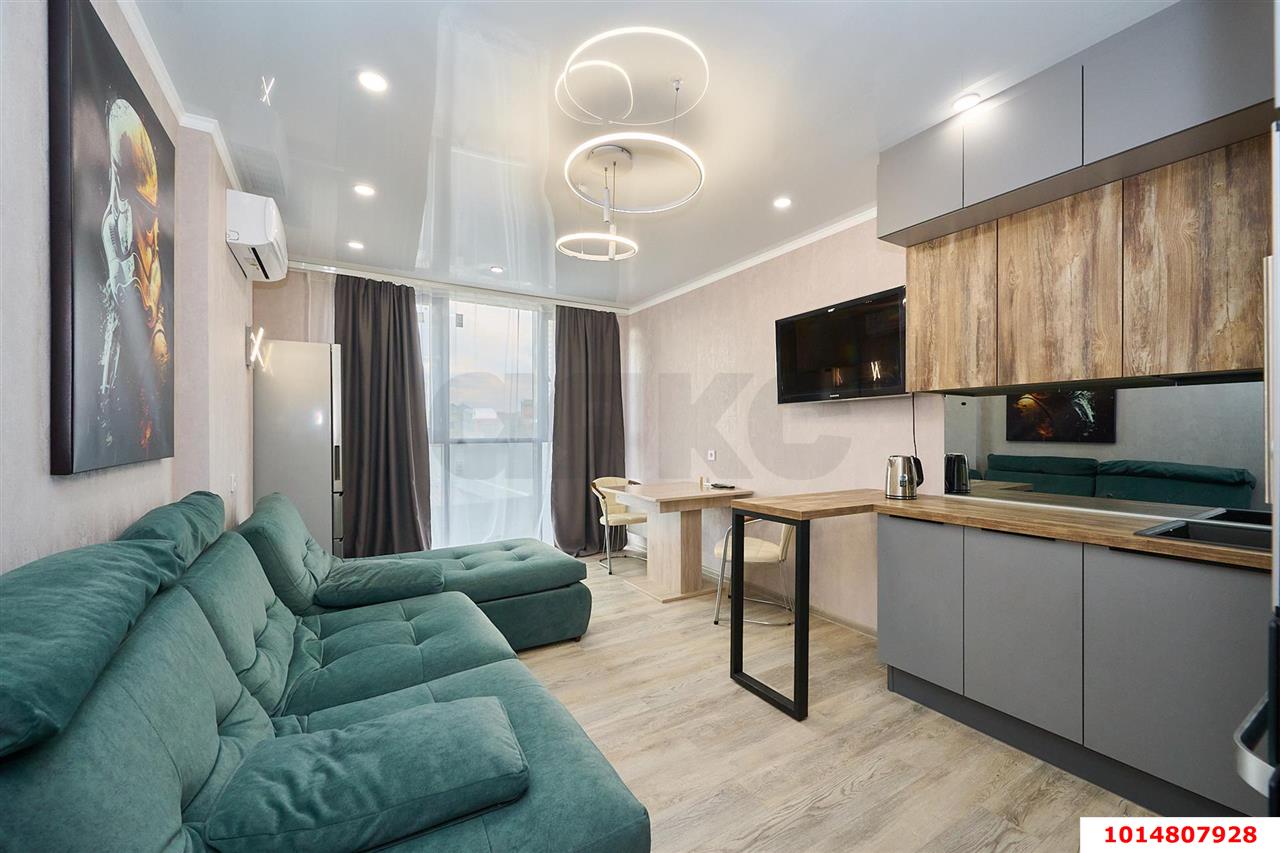 Фото №1: 1-комнатная квартира 50 м² - Краснодар, ЖК Аврора, Западный внутригородской округ, мкр. жилой комплекс Аврора, ул. имени Дзержинского, 95