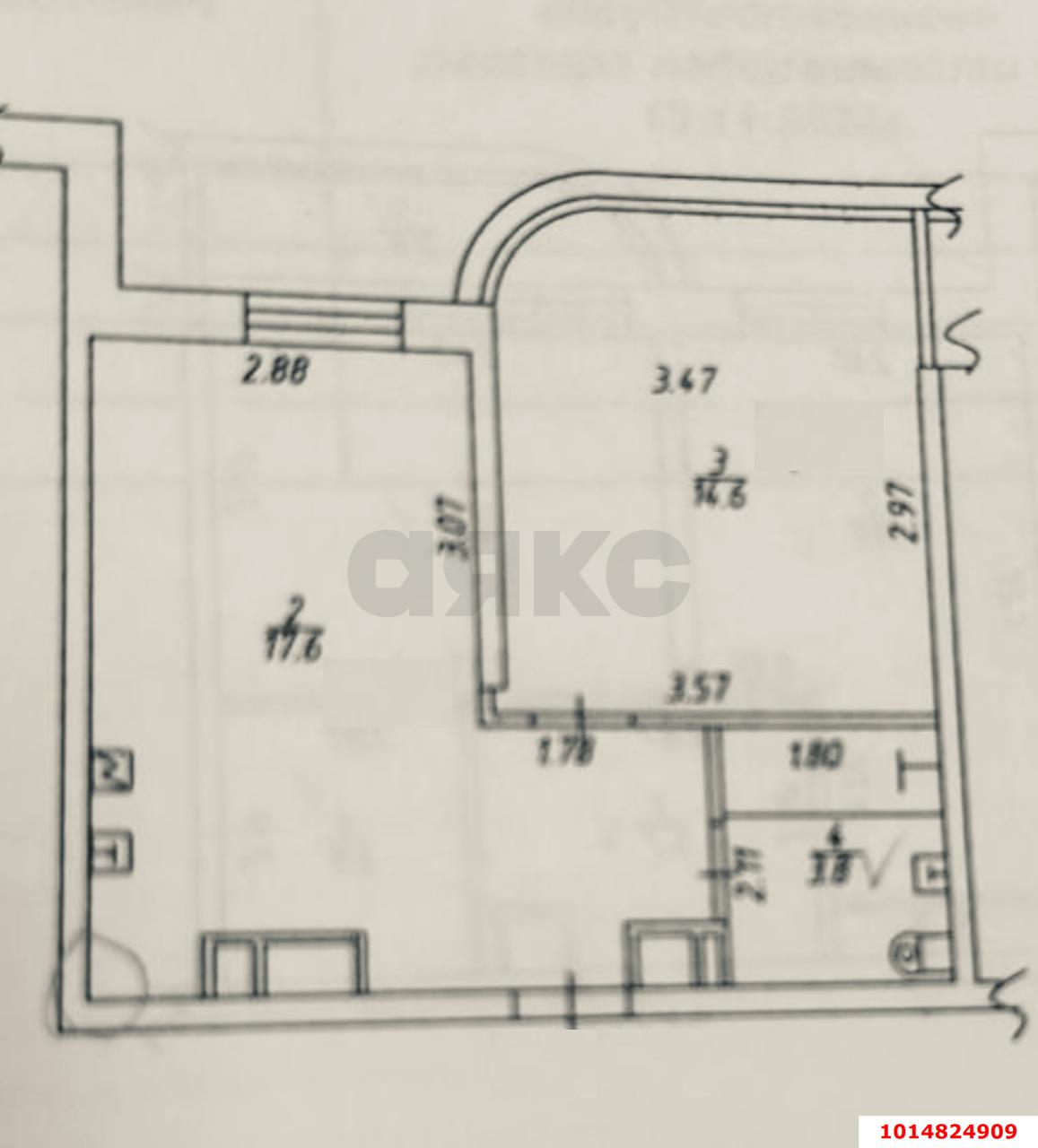 Фото №9: 1-комнатная квартира 36 м² - Краснодар, жилой комплекс Фонтаны, ул. Воронежская, 47/10