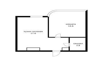 Фото №5: 1-комнатная квартира 36 м² - Краснодар, мкр. Черёмушки, ул. Воронежская, 47/10