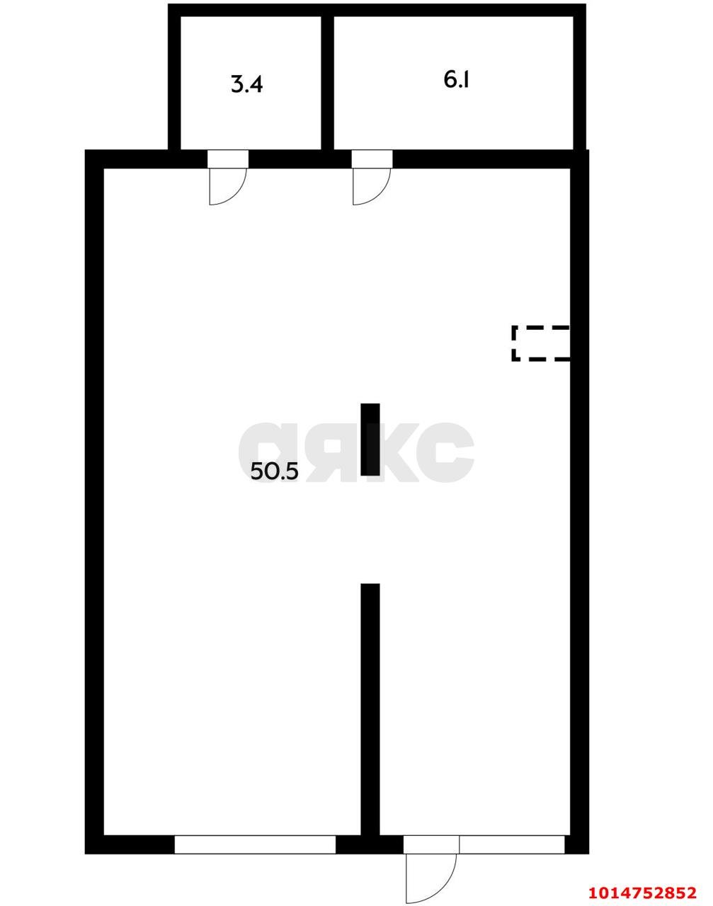 Фото №2: Торговое помещение 60 м² - Краснодар, Музыкальный, ул. Российская, 257/7 лит1