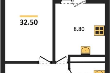Фото №1: 1-комнатная квартира 32 м² - Новая Адыгея, мкр. жилой комплекс Ритм, 
