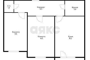 Фото №3: 2-комнатная квартира 57 м² - Краснодар, мкр. ЖК Смородина, ул. имени Владимира Жириновского, 1