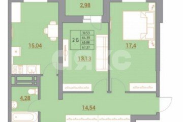 Фото №3: 3-комнатная квартира 69 м² - Ростов-на-Дону, мкр. жилой комплекс Новый Горизонт, ул. Тибетская, 1Вс1