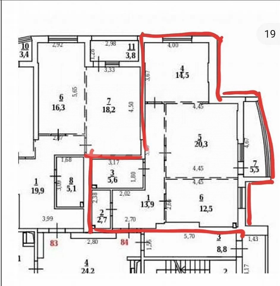 Фото №10: 2-комнатная квартира 75 м² - Ростов-на-Дону, жилой комплекс Тихий Дон, ул. Нижегородская, 31/1