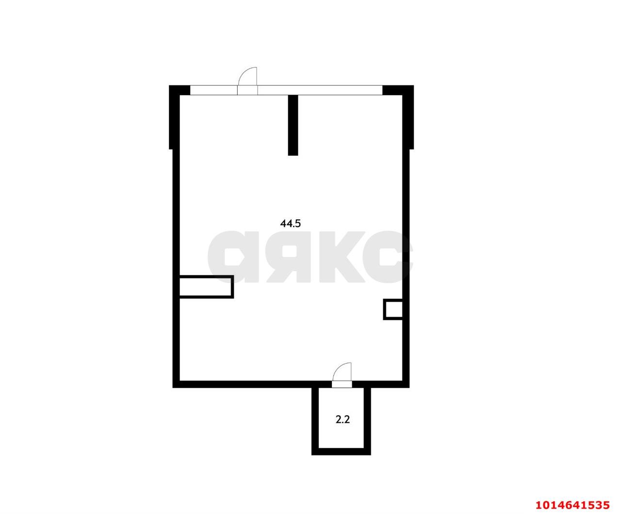 Фото №4: Торговое помещение 47 м² - Краснодар, жилой комплекс Дружный, б-р Адмиралтейский, 3