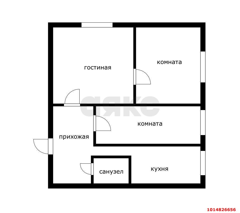 Фото №10: 3-комнатная квартира 50 м² - Краснодар, Черёмушки, ул. Айвазовского, 50