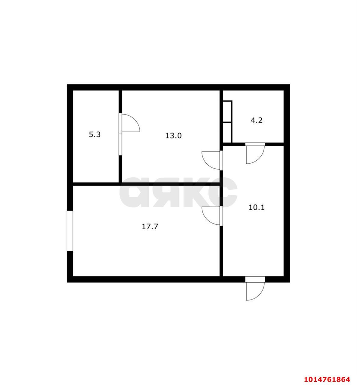 Фото №10: 1-комнатная квартира 45 м² - Краснодар, ЖК Губернский, ул. им. Героя Яцкова И.В., 11