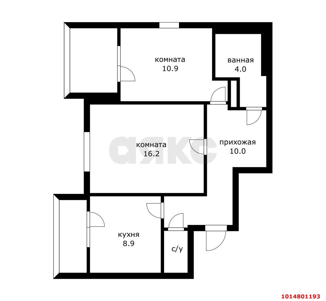 Фото №15: 2-комнатная квартира 54 м² - Краснодар, Комсомольский, ул. Сормовская, 191