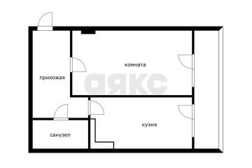 Фото №2: 1-комнатная квартира 43 м² - Краснодар, мкр. Завод Радиоизмерительных Приборов, пер. Гаражный, 9
