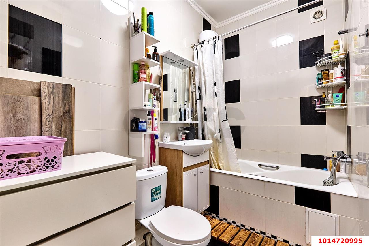 Фото №9: 1-комнатная квартира 32 м² - Краснодар, Музыкальный, ул. имени Ф.И. Шаляпина, 33/2литА