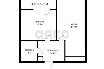 Фото №2: 1-комнатная квартира 34 м² - Краснодар, мкр. жилой комплекс Фонтаны, ул. Воронежская, 47/10