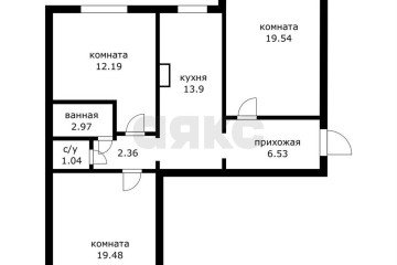 Фото №3: 3-комнатная квартира 81 м² - Краснодар, мкр. Юбилейный, б-р Платановый, 2