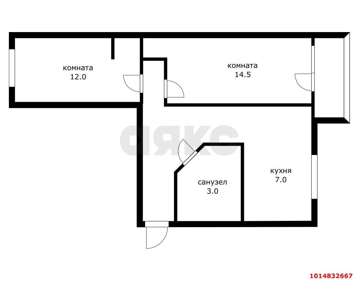 Фото №20: 2-комнатная квартира 50 м² - Краснодар, Черёмушки, ул. Стасова, 145А