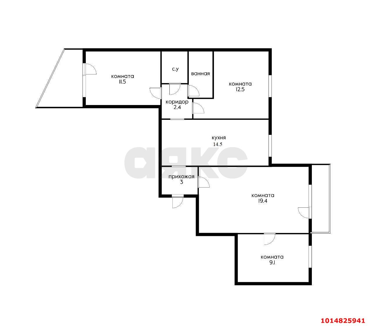 Фото №8: 4-комнатная квартира 90 м² - Краснодар, Дубинка, пр-д Полины Осипенко, 141