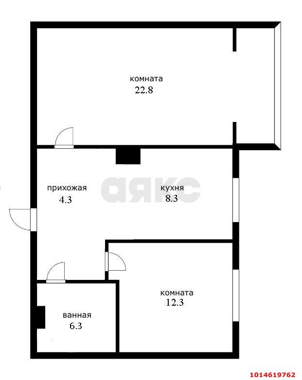 Фото №18: 2-комнатная квартира 54 м² - Краснодар, Карасунский внутригородской округ, мкр. Гидростроителей, ул. имени Игнатова, 67