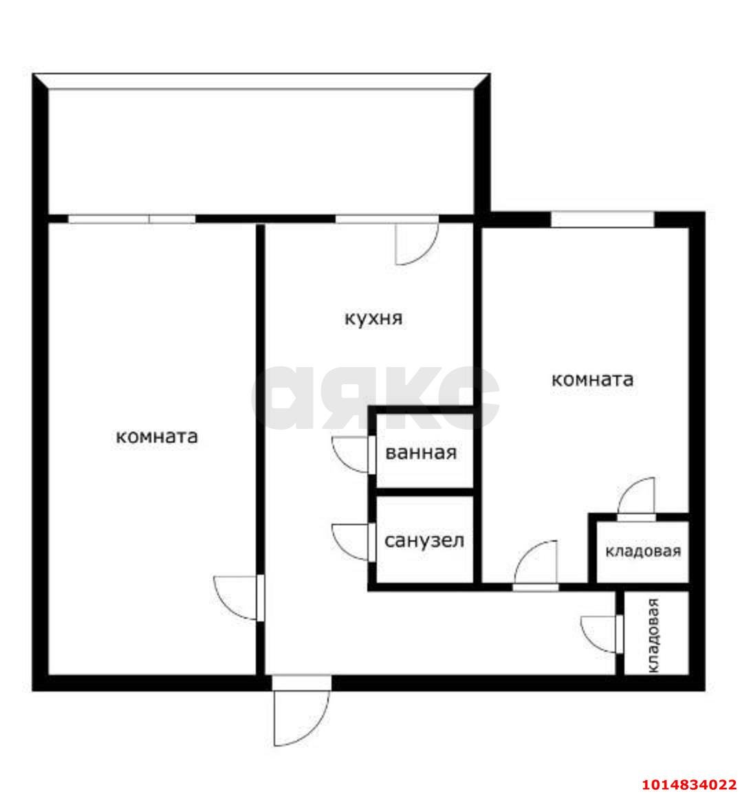 Фото №1: 2-комнатная квартира 43 м² - Краснодар, Гидростроителей, ул. Трудовой Славы, 20