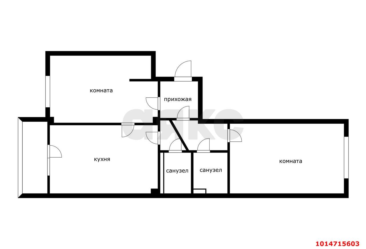 Фото №11: 2-комнатная квартира 52 м² - Краснодар, жилой комплекс Краски, ул. Краеведа Соловьёва, 6