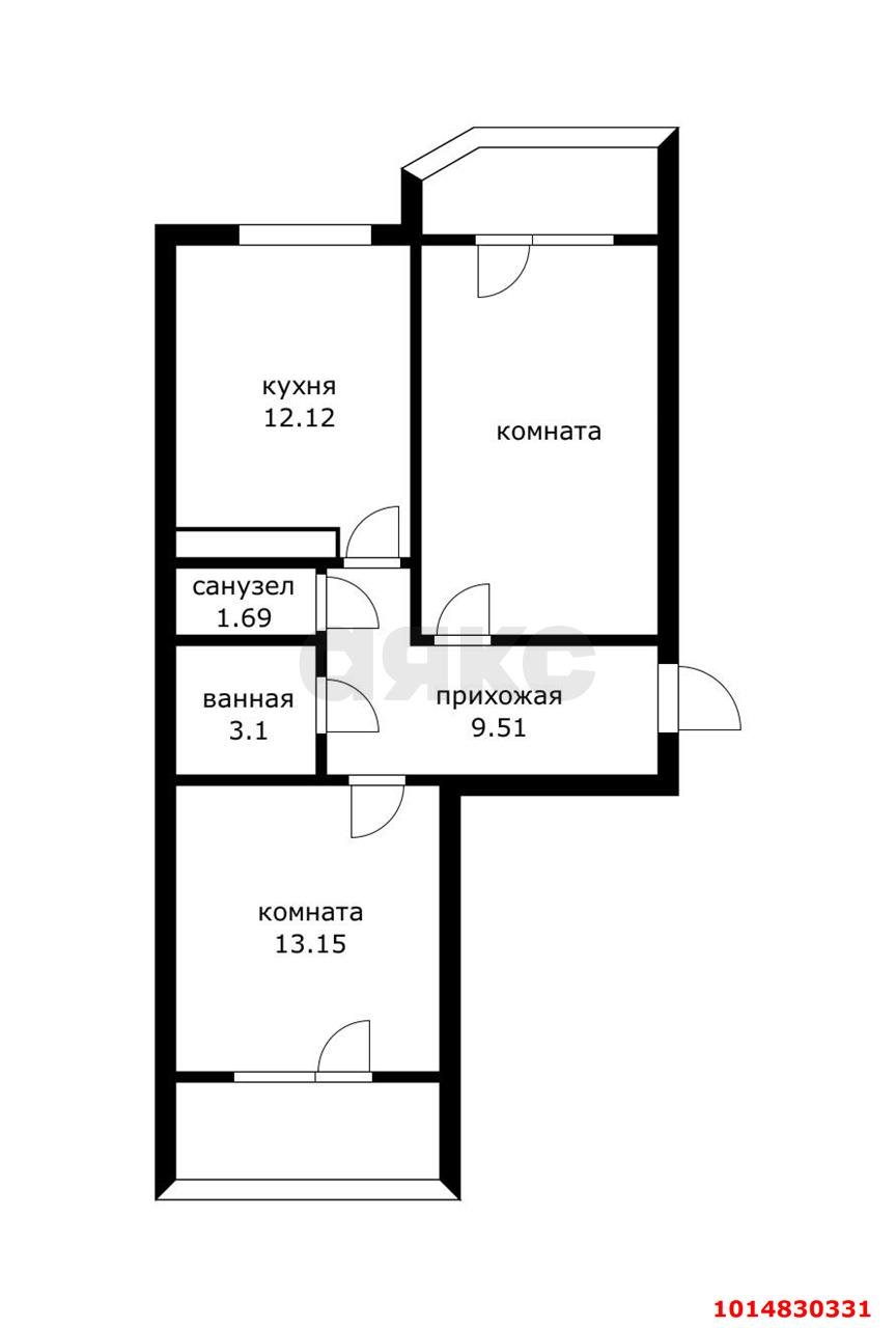 Фото №14: 2-комнатная квартира 62 м² - Краснодар, ЖК Губернский, ул. им. Героя Яцкова И.В., 15к1