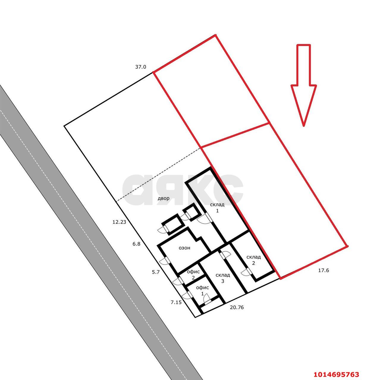 Фото №2: Земельный участок 6.47 сот. - Елизаветинская, Прикубанский внутригородской округ, ст Кубань-1, ул. Вишнёвая, 9