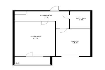 Фото №1: 1-комнатная квартира 40 м² - Краснодар, мкр. Карасунский внутригородской округ, ул. Гидростроителей, 67