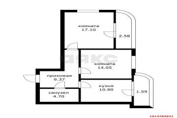 Фото №5: 2-комнатная квартира 62 м² - Краснодар, мкр. Западный внутригородской округ, ул. Кожевенная, 22