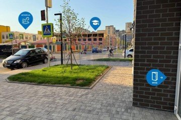 Фото №3: Торговое помещение 37 м² - Краснодар, мкр. жилой комплекс Дыхание, ул. Лётчика Позднякова, 2к24