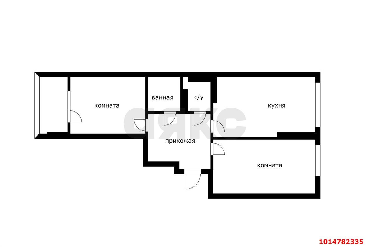Фото №17: 2-комнатная квартира 77 м² - Краснодар, ЖК На Стахановской, ул. Стахановская, 1/5