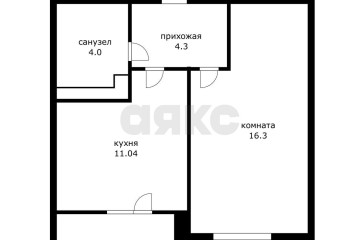 Фото №4: 1-комнатная квартира 38 м² - Краснодар, мкр. ЖК Красная Площадь, ул. им. Мурата Ахеджака, 12к5
