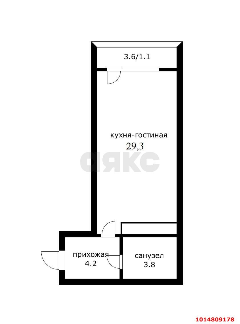 Фото №15: Студия 32 м² - Краснодар, 9-й километр, ул. Ярославская, 115к1