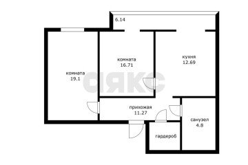 Фото №2: 2-комнатная квартира 70 м² - Краснодар, мкр. жилой комплекс Кремлёвские Ворота, ул. Кореновская, 2к3