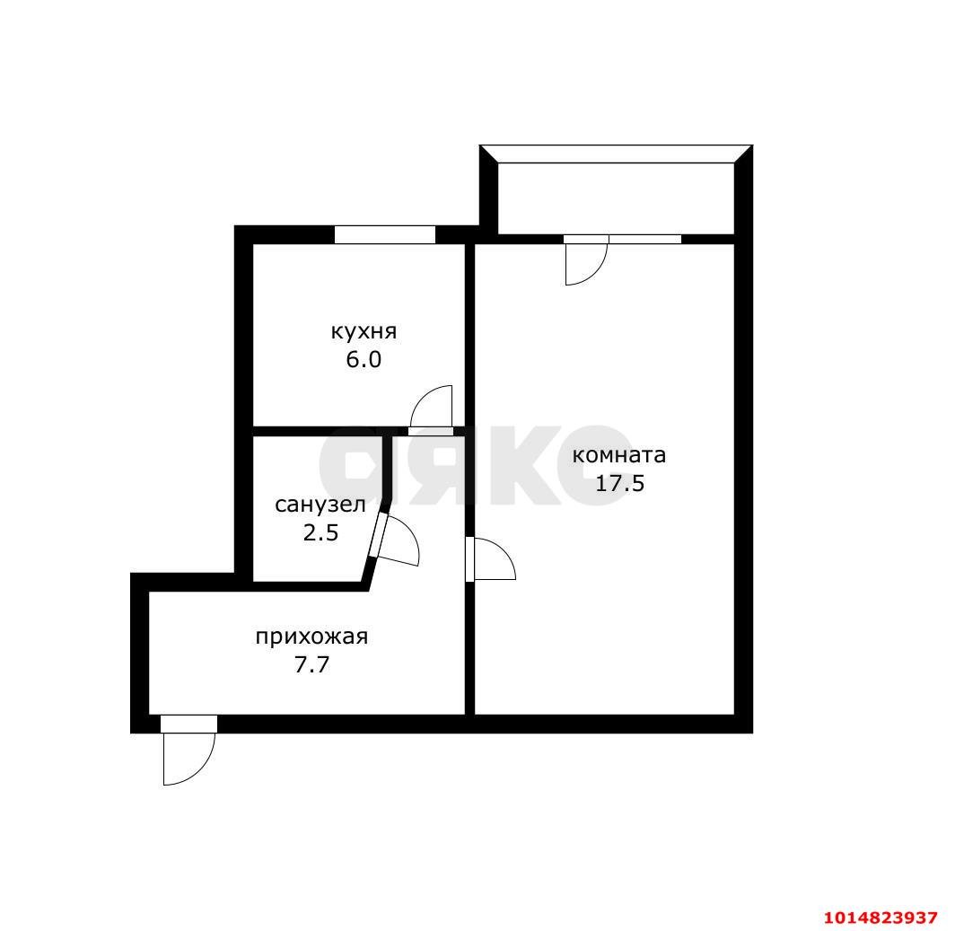 Фото №11: 1-комнатная квартира 33 м² - Краснодар, Центральный, ул. Гимназическая, 14