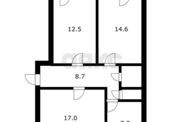 Фото №4: 3-комнатная квартира 67 м² - Белозёрный, мкр. Прикубанский внутригородской округ, 10