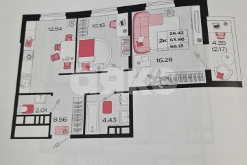 Фото №5: 2-комнатная квартира 55 м² - Армавир, мкр. Кирпичный, ул. Северная, 8