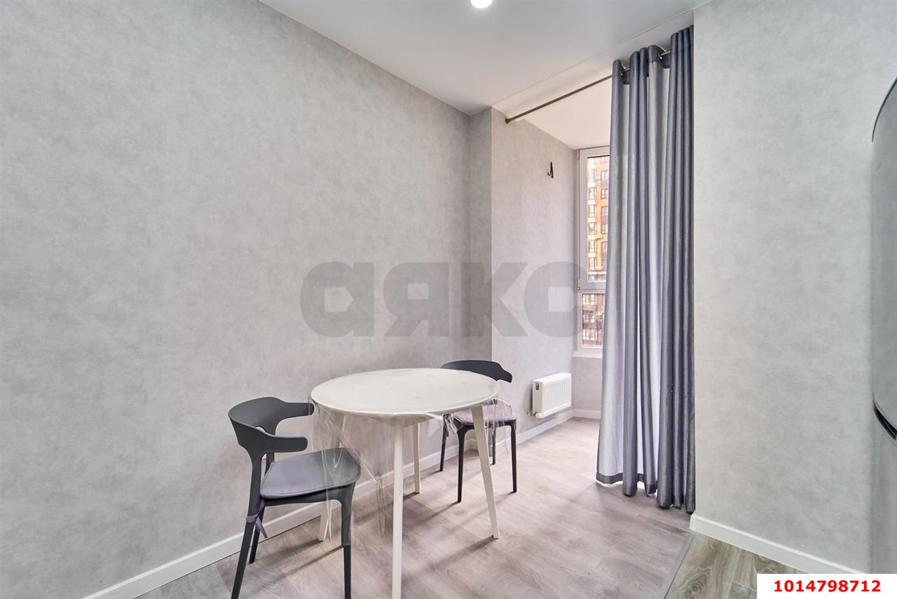 Фото №4: 1-комнатная квартира <span class="whitespace-nowrap">28 м²</span>, <span class="whitespace-nowrap">4/22 эт.</span> - Краснодар, Прикубанский внутригородской округ, мкр. Достояние, ул. Конгрессная, 31