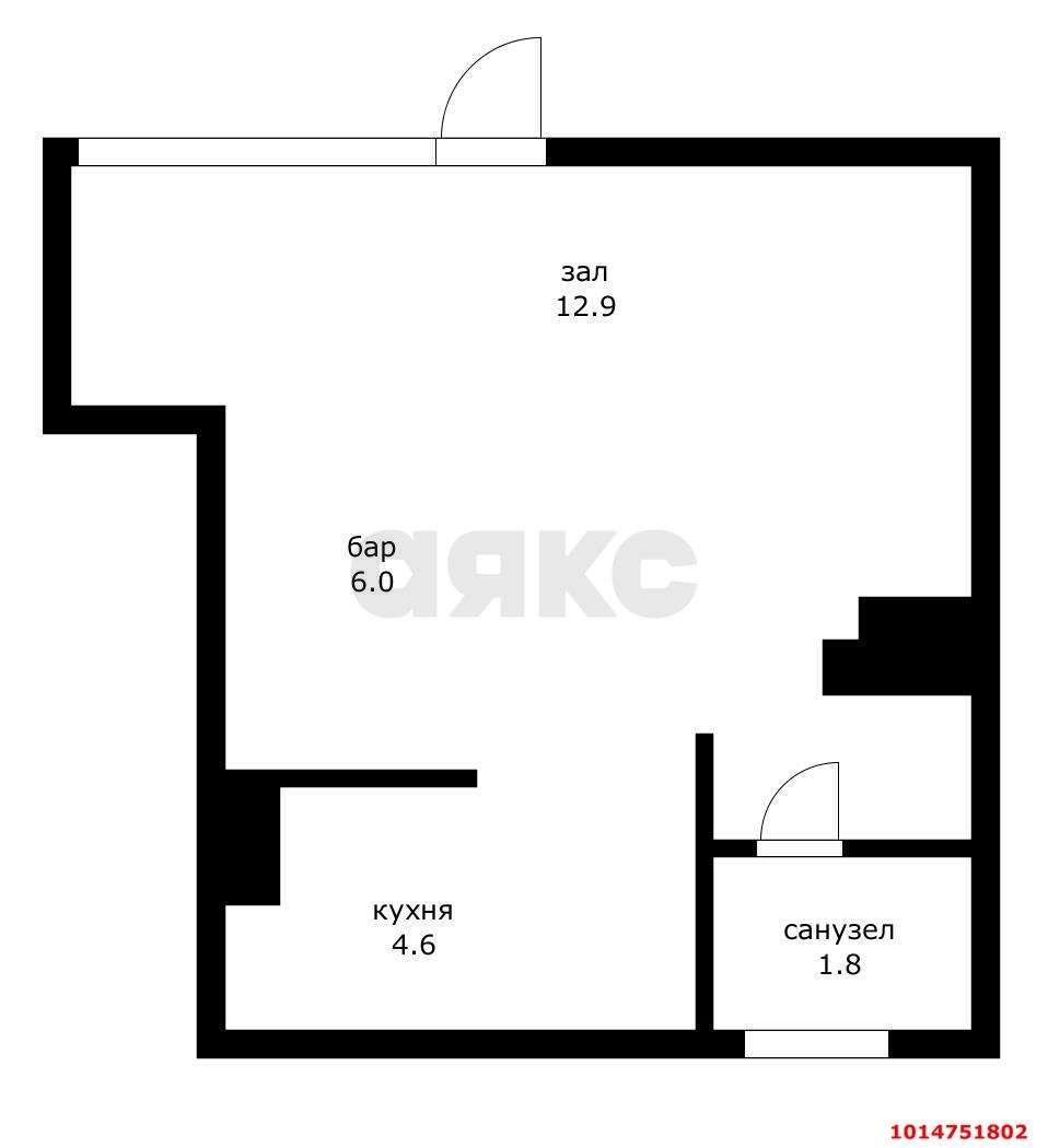 Фото №16: Коммерция 30 м² - Краснодар, Прикубанский внутригородской округ, мкр. Славянский, ул. Красных Партизан, 1/2
