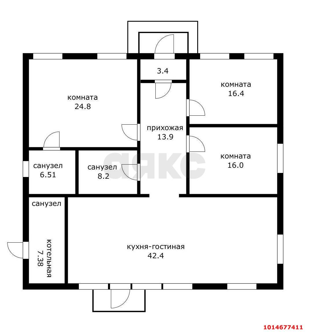 Фото №15: Дом 135 м² + 6.2 сот. - Железнодорожник, мкр. Карасунский внутригородской округ, ул. Счастливая, 30