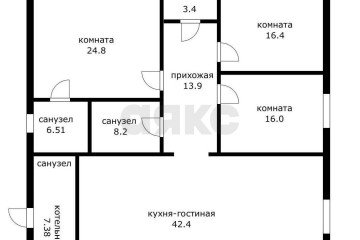 Фото №1: Дом 135 м² - Железнодорожник-3, мкр. Карасунский внутригородской округ, ул. Ореховая