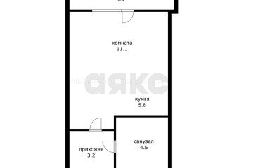 Фото №2: Студия 29 м² - Краснодар, мкр. ЖК Бауинвест, ул. имени 40-летия Победы, 184к1