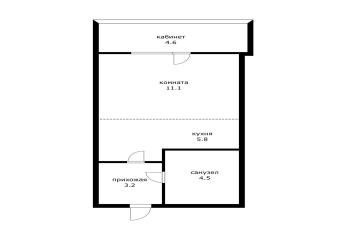 Фото №2: Студия 29 м² - Краснодар, мкр. ЖК Бауинвест, ул. имени 40-летия Победы, 184к1