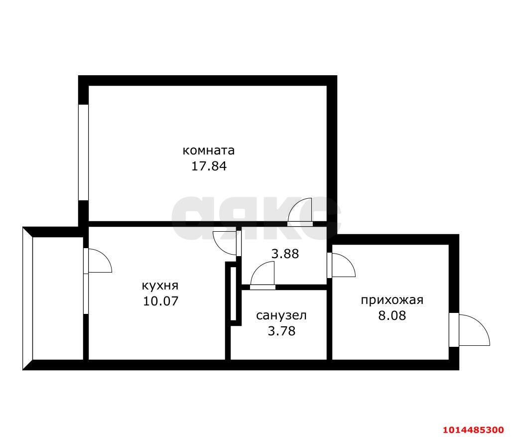 Фото №6: 1-комнатная квартира 48 м² - Краснодар, Гидростроителей, ул. имени Снесарева, 8