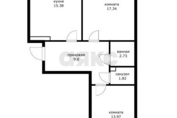 Фото №5: 2-комнатная квартира 61 м² - Краснодар, мкр. ЖК Губернский, ул. им. Героя Яцкова И.В., 17