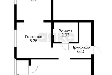 Фото №1: 2-комнатная квартира 42 м² - Берёзовый, мкр. жилой комплекс Молодёжный-2, ул. имени Профессора Малигонова, 40