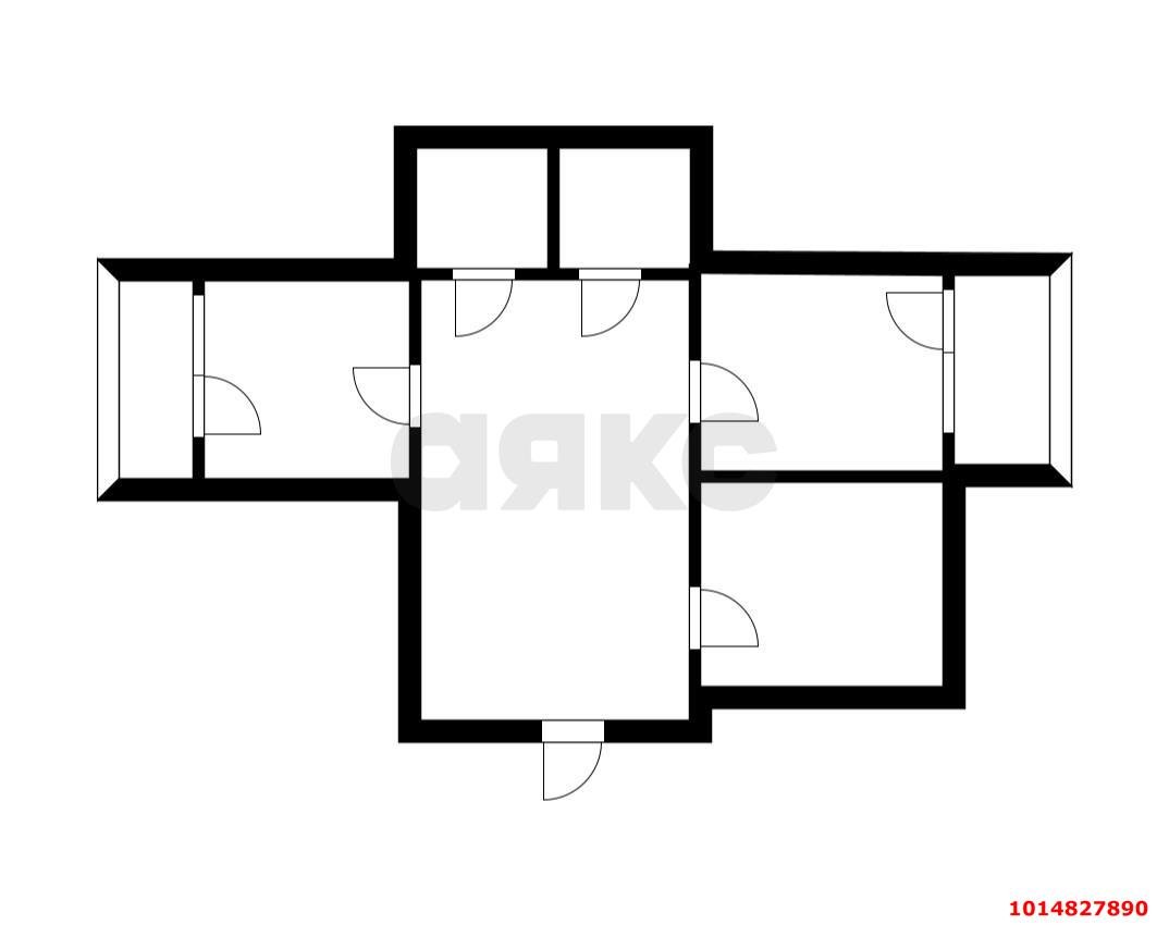 Фото №12: 3-комнатная квартира 75 м² - Краснодар, Прикубанский внутригородской округ, мкр. Юбилейный, ул. имени Калинина, 13к58