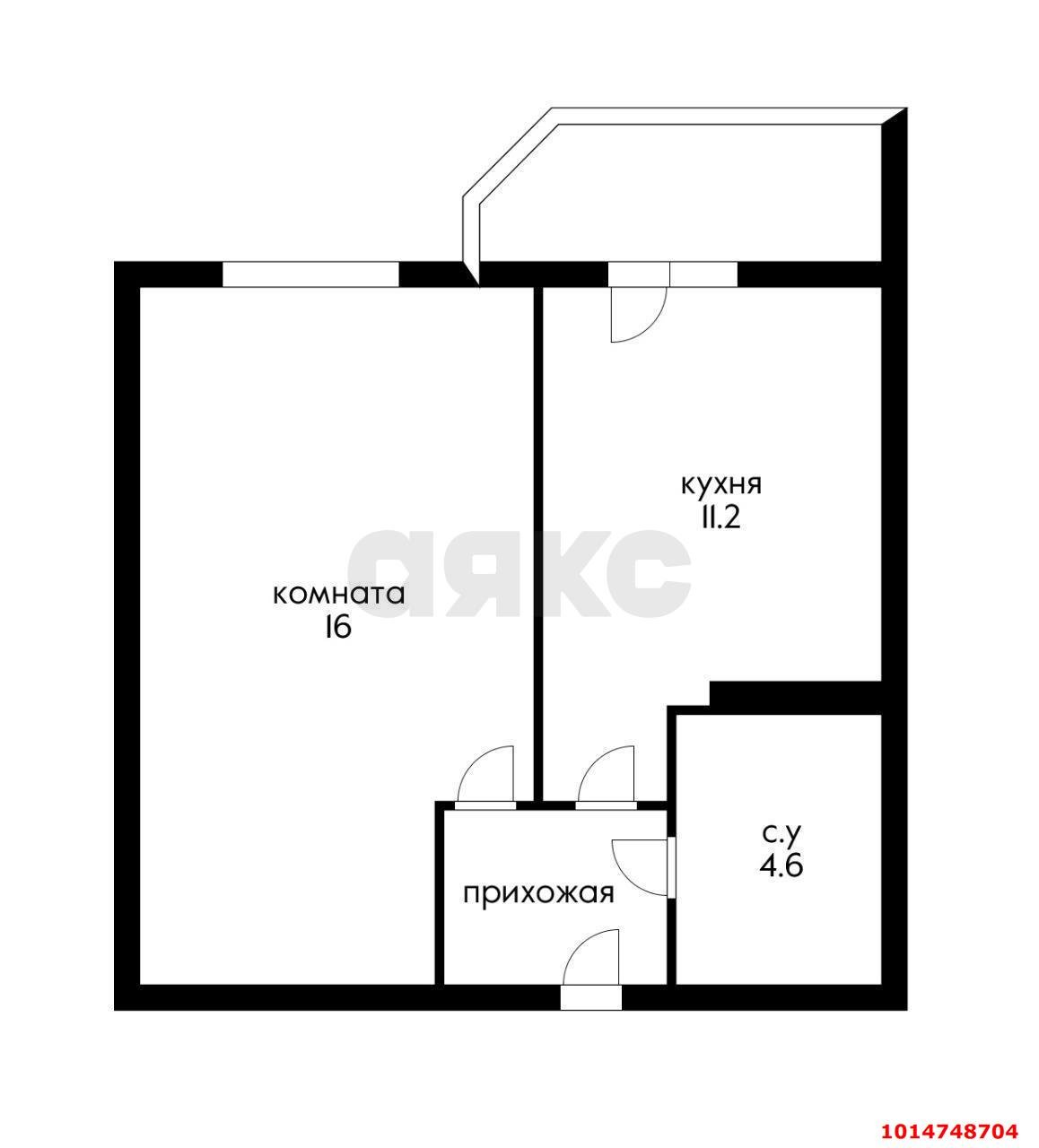 Фото №9: 1-комнатная квартира 37 м² - Краснодар, Молодёжный, мкр. Прикубанский внутригородской округ, ул. 3-я Целиноградская, 7