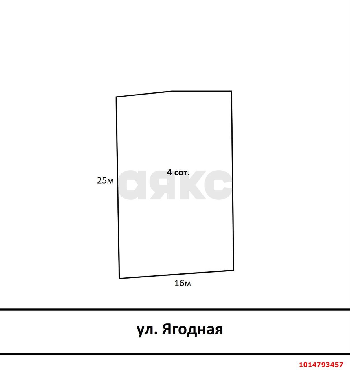 Фото №6: Земельный участок 4 сот. - Янтарь, мкр. Прикубанский внутригородской округ, ул. Ягодная, 433