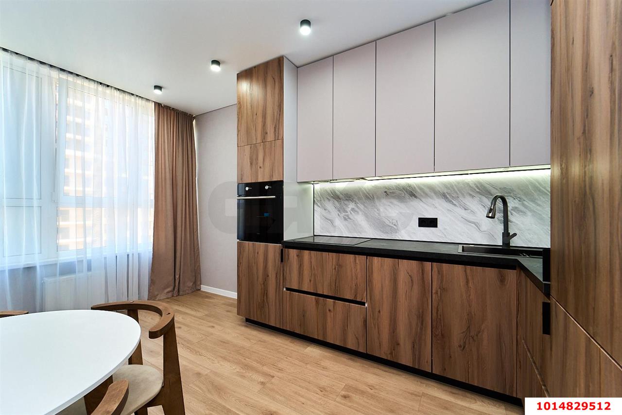 Фото №4: 1-комнатная квартира 38 м² - Краснодар, ЖК Абрикосово, ул. имени Героя Георгия Бочарникова, 4к2