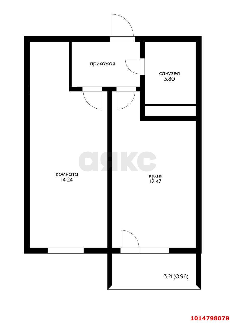Фото №9: 1-комнатная квартира 41 м² - Краснодар, Карасунский внутригородской округ, 