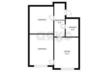 Фото №5: 1-комнатная квартира 45 м² - Российский, мкр. Прикубанский внутригородской округ, ул. Бигдая, 8
