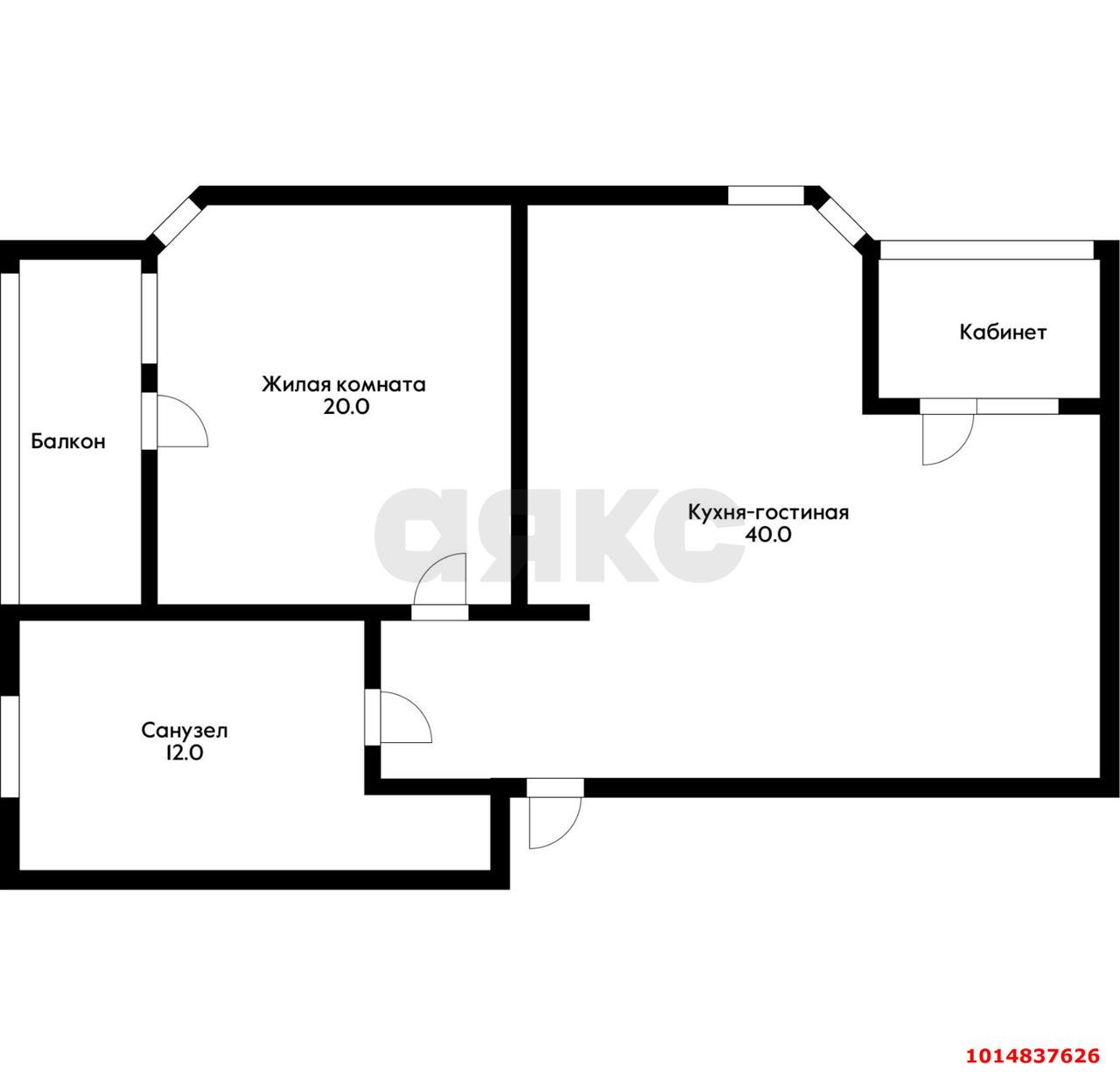 Фото №18: 2-комнатная квартира 80 м² - Краснодар, Хлопчато-бумажный Комбинат, ул. Уральская, 13