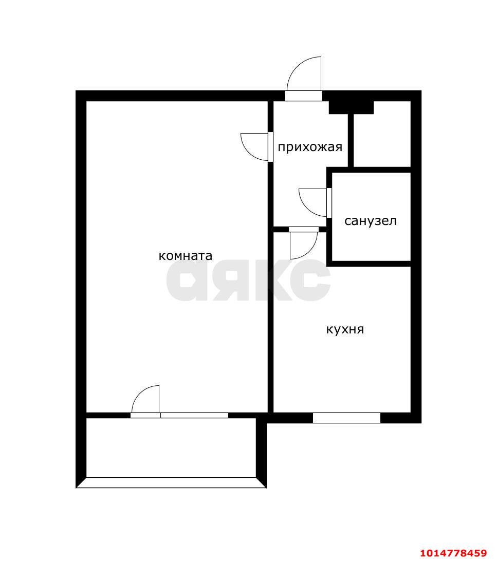 Фото №11: 1-комнатная квартира 33 м² - Краснодар, Комсомольский, ул. 30-й Иркутской Дивизии, 9/2